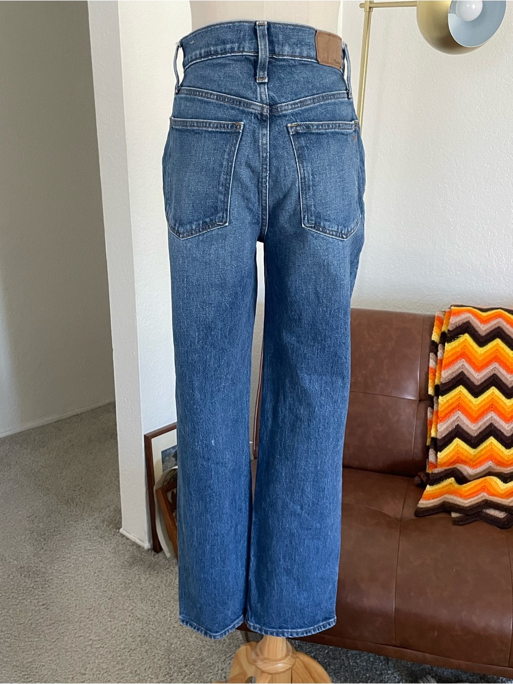 Madewell The Perfect Vintage Straight Jean Mayfield Wash Straight Jeans - Picture 4 of 14